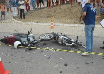 Em Jacobina acidente envolvendo duas motos mata um dos condutores