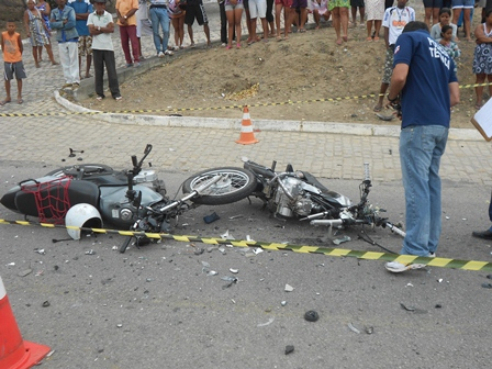 Em Jacobina acidente envolvendo duas motos mata um dos condutores