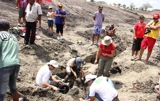 Equipe de Paleontologia da UFRB retornan a Lagoa Escura/Santaluz para identificar mais uma ossada