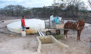 Cisterna de produção no Distrito de Juazeirinho - Coité