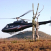 Helicóptero fez pouso de emergência na comunidade de Licuri, em Ichu