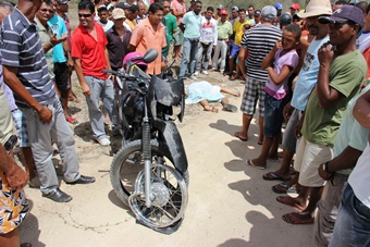 Coité – Colisão envolvendo duas motos deixa um morto e outro gravemente ferido