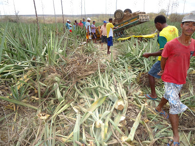 Caminhonete capota na zona rural de Araci, mata duas pessoas e deixa dez feridas