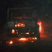 26 carros são destruidos pelo fogo em pátio da PM de Barreiras