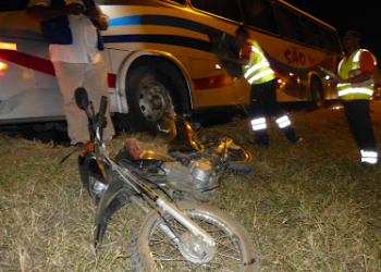 Motociclista é morto por ônibus da São Mateus que viajava para Santaluz