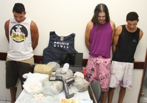 prisão de acusados do trafico em coité