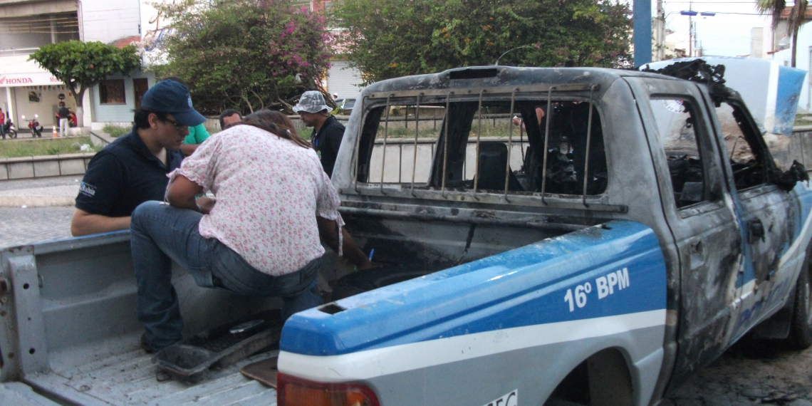 DPT realiza perícia em viatura de Coité