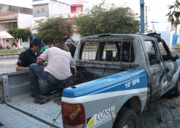 DPT realiza perícia em viatura de Coité