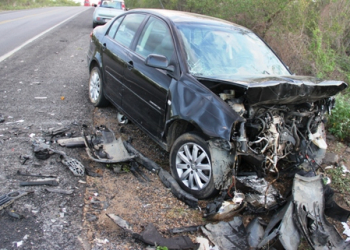Grave acidente na BR 324 envolve comerciantes coiteenses, prefeito e assessores de Várzea do Poço