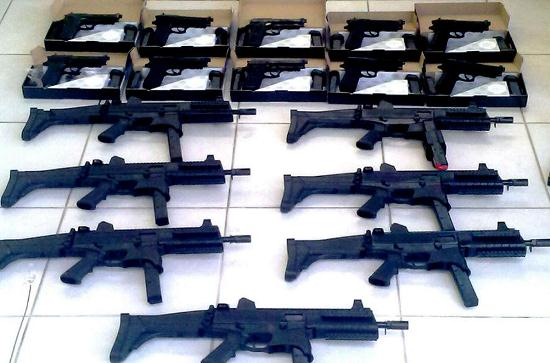 Polícia Militar de Camacã recebe armamento sofisticado para o combate ao crime