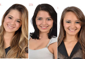 Veja o resultado da enquete que escolheu as primeiras colocadas do Miss Coité