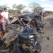 Jovem bate carro em caminhão e morre.Familiares acreditam que o mesmo provocou o acidente