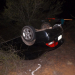 Professor sai ileso depois de capotar o carro na BR 116/Norte em Tucano