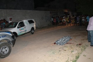 homem morto a tiros em serrinha