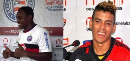 Bahia apresenta o atacante Obina e Vitória o meia Vander