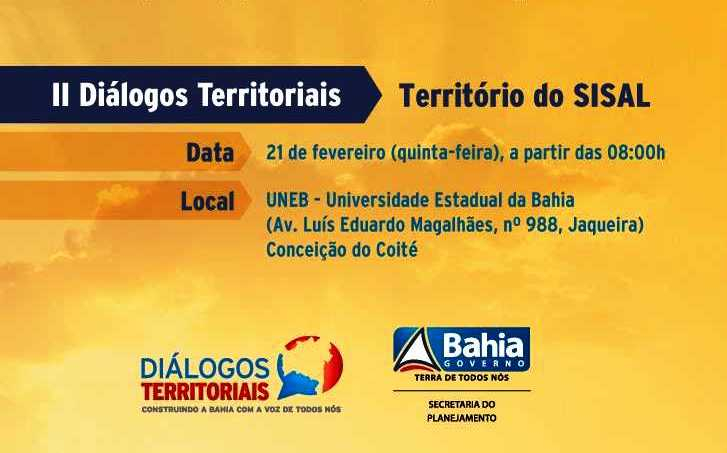 Conceição do Coité sediará evento regional da Seplan (Secretaria de Planejamento)