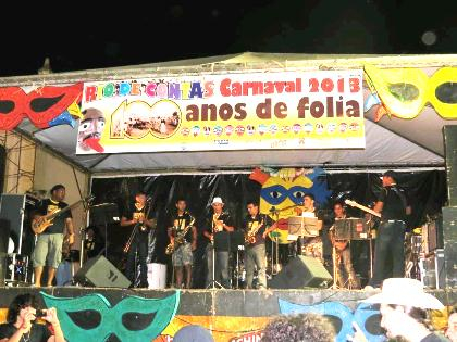 Banda Sopro da Alegria animou o centenário Carnaval de Rio de Contas