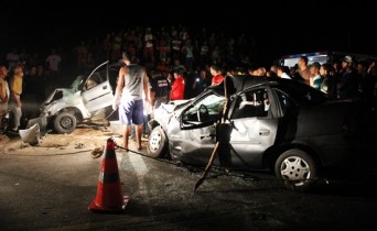 Este acidente em Valente com duas vítimas fatais e três feridas foi o mais grave.