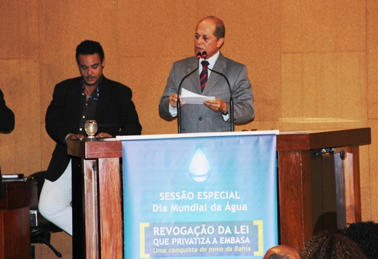 Indicação do deputado Joseildo Ramos que impede privatização da EMBASA se transformou em Projeto de Lei