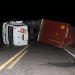 Carreta tomba no meio da pista no trecho Coité/Riachão do Jacuípe e compromete o trânsito