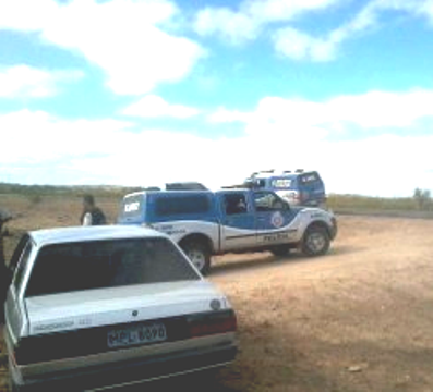 Cansanção – caminhão pipa do Secretário de Agricultura é tomado de assalto