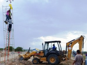 Começam os preparativos para iluminação e liberação do Aeroporto de Valente