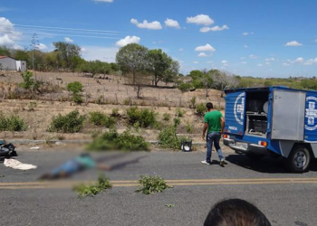 Motociclista morre em colisão com caminhão na BA 120