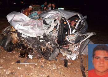 Motorista de Palio morre ao colidir com carreta no Jorrinho