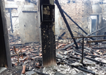 Feira de Santana – incêndio destrói clínica de fisioterapia no centro da cidade