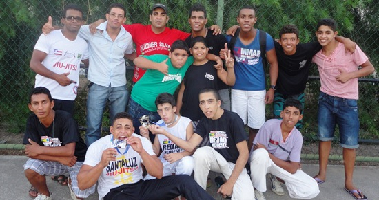 Jiu Jitsu de Santaluz marca presença no Campeonato Brasileiro em Feira de Santana