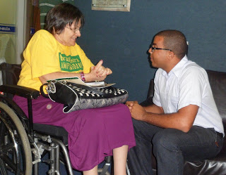 Palestra de Maria da Penha: acertado últimos detalhes com ativista