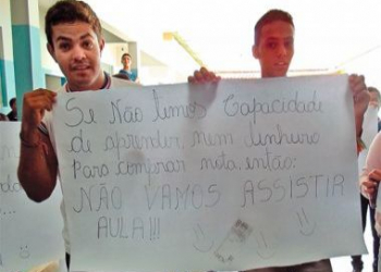 Canarana: Professora pede propina e alunos entram em greve