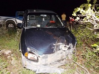 Colisão entre motocicleta e Corsa Sedan na BR-116 / Norte deixa jovem morto