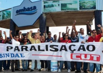 Funcionários da Embasa realizam assembleia com indicativo de greve