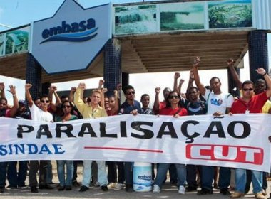 Funcionários da Embasa realizam assembleia com indicativo de greve