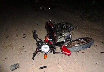 Coité – Acidentes de moto deixam dois feridos, um corre risco de morte