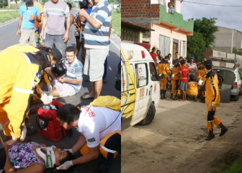 Coité – Casal fica ferido em acidente de moto