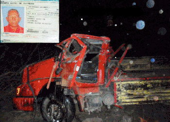 Caminhoneiro morre em capotamento na região de Irecê