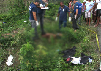 Corpo de homem é encontrado crivado de balas às margens da BR 324, próximo a Vila Aparecida