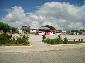 Praça Filadélfio Antônio de Araújo onde acontece os grandes eventos na cidade inaugurada na gestão de Manoel.