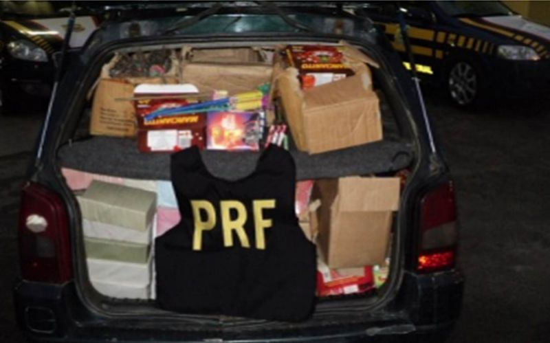PRF apreende cerca de 300 Kg de material explosivo na BR 116