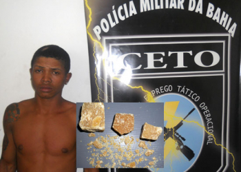 Homem é preso com grande quantidade de crack em Serrinha