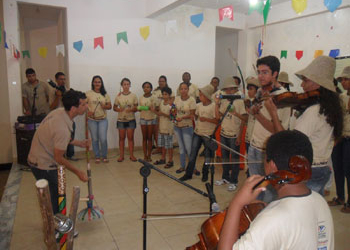 Projeto ‘Um Sopro Novo no Território do Sisal’ realiza oficina e apresentação em Araci