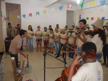 Projeto ‘Um Sopro Novo no Território do Sisal’ realiza oficina e apresentação em Araci