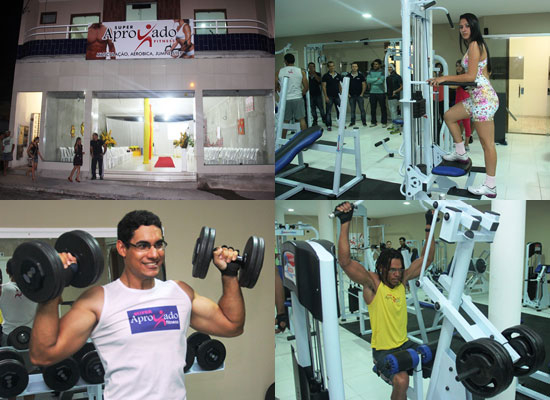 Super Aprovado inaugura moderna academia de musculação em ginástica em Conceição do Coité