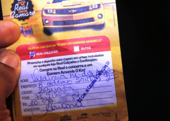 Camaro amarelo da Real Calçados sai para a cidade de Itaberaba – Veja o vídeo