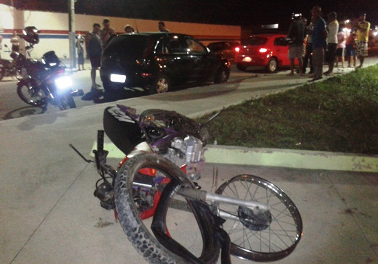 Motociclista sai ileso de grave acidente em Coité