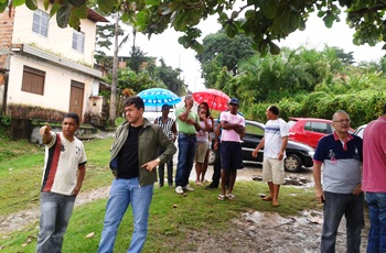 Itaparica – Vice-prefeito de Coité Alex Lopes é convidado a conhecer ONG dos pescadores e ouve suas queixas