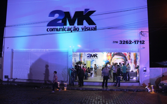 Inaugurado em Coité as novas instalações do 2MK Comunicação Visual