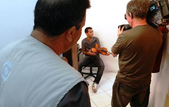 Orquestra Santo Antônio recebe mais uma vez equipe da Globo durante apresentação do IV Concerto Social